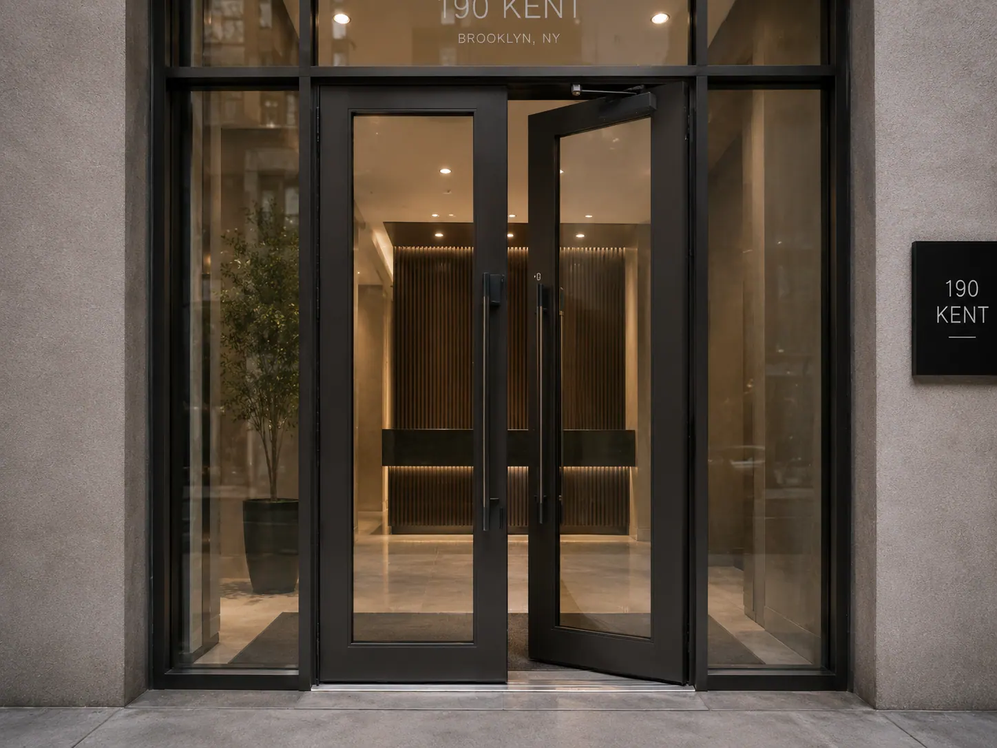 Entrance doors