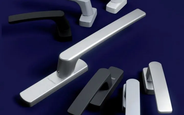 Window and door handles in a range of finishes