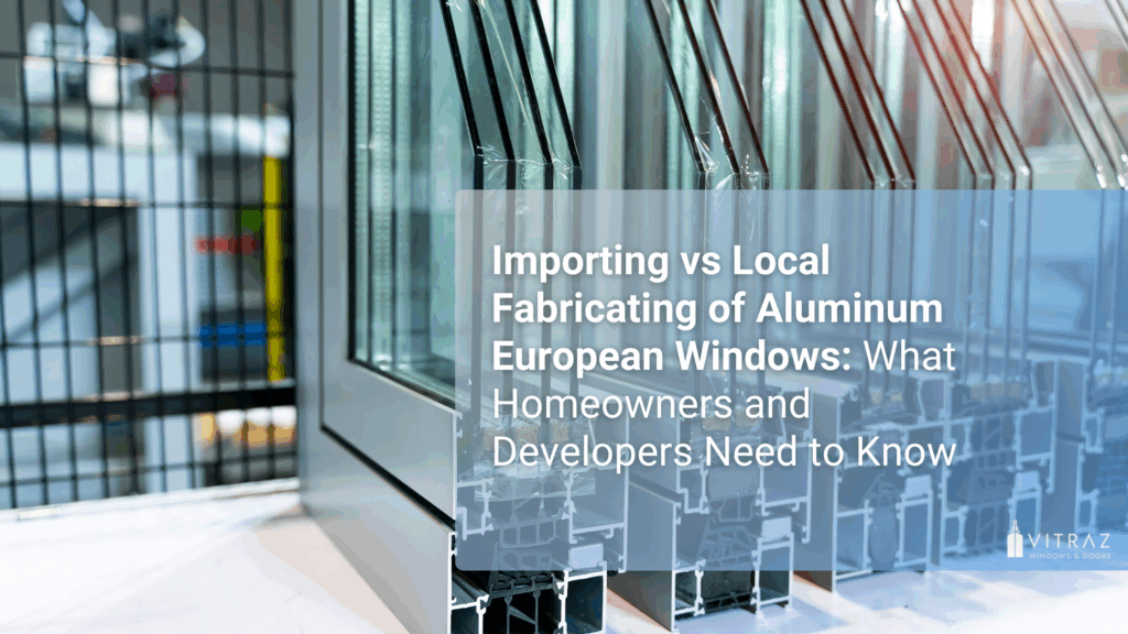 Import Local Local vs Imported Aluminum Windows | Vitraz NY